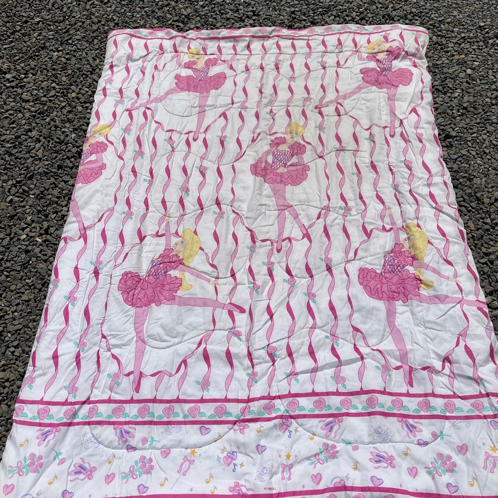 90s Ballet Barbie Twin Comforter